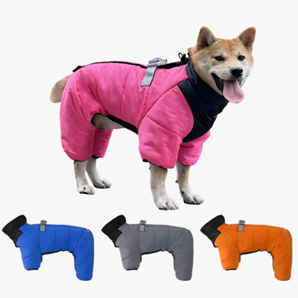 Four-legged padded jacket