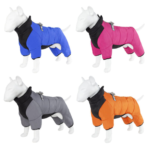 Four-legged padded jacket