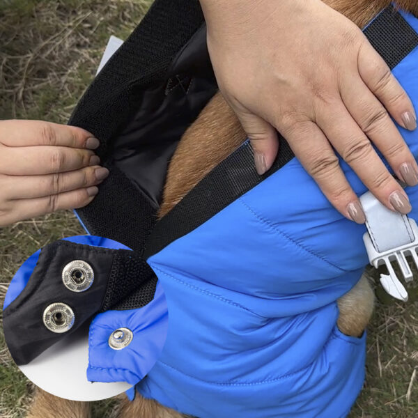 Four-legged padded jacket