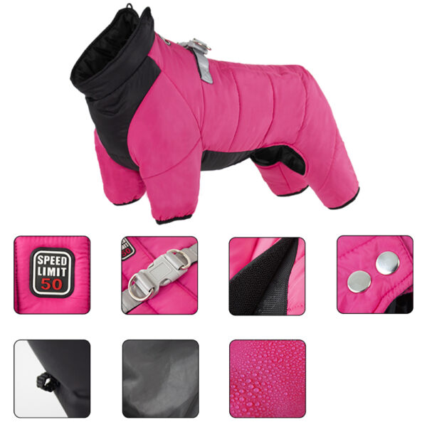 Four-legged padded jacket