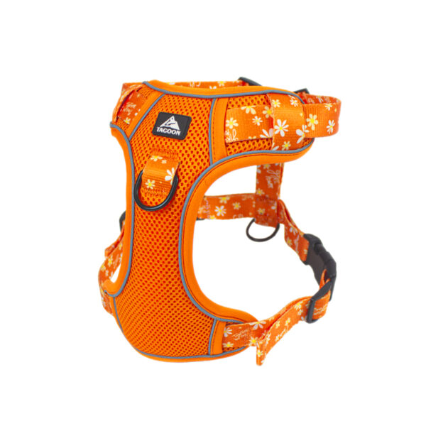 Dog harness leash traction vest bra reflective walking adjustable small medium large safety breathable harness pet supplies harness