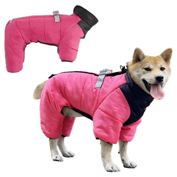Four-legged padded jacket