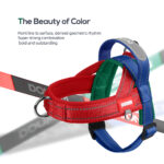 Three Color Contrasting Pet Harness