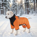 Four-legged padded jacket
