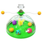 Cat pinwheel and mint toy