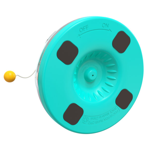 Cat pinwheel and mint toy