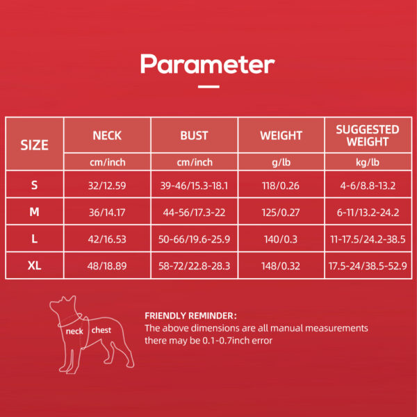 Three Color Contrasting Pet Harness