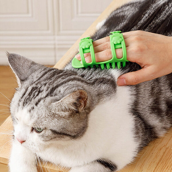 Pet hair massager