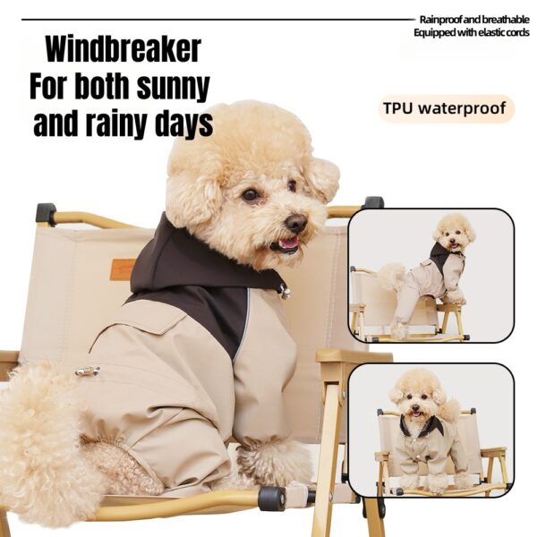 Dual-use Four-legged Pet raincoat