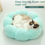 Breathable Dog Bed with Floral Design Washable Cat Nest Sofa Pet Beds