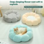 Breathable Dog Bed with Floral Design Washable Cat Nest Sofa Pet Beds