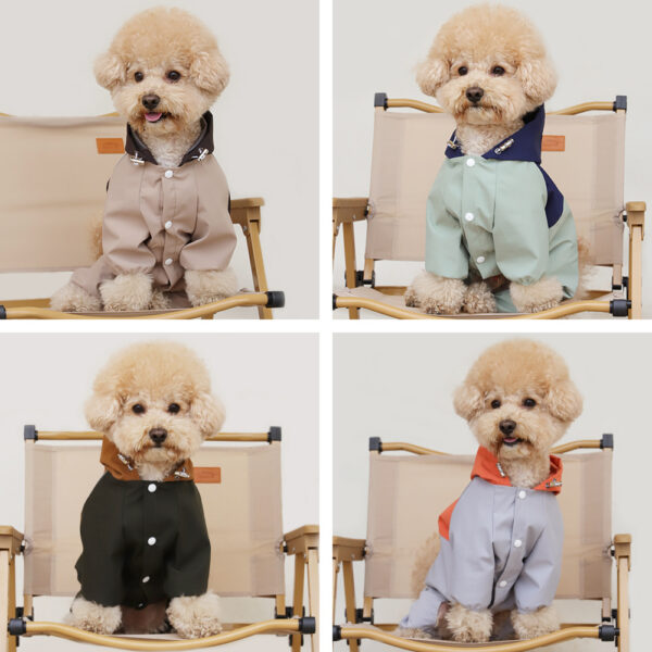Dual-use Four-legged Pet raincoat