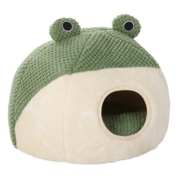 Frog shaped pet kennel