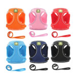 Breathable Mesh Dog Pet Harness Set