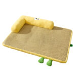 Cooling Rattan Dog Bed with Removable Cover