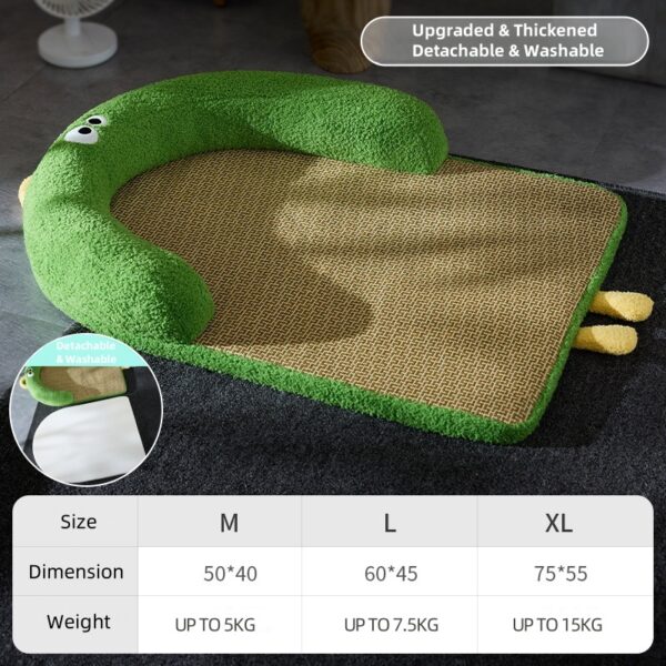 Cooling Rattan Dog Bed with Removable Cover