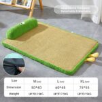 Cooling Rattan Dog Bed with Removable Cover