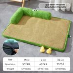 Cooling Rattan Dog Bed with Removable Cover