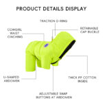 Four-legged padded jacket