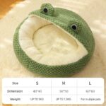 Frog shaped pet kennel