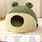 Frog shaped pet kennel