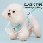 Wholesale Custom Solid Pet Harnesses Breathable Dog Harness with Leash