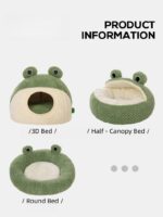 Frog shaped pet kennel