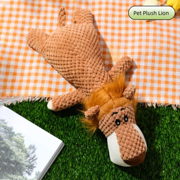 Pet Plush Dog Toy  Cute Animal Shapes