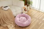 Faux Rabbit Fur High Gram Weight Straight Strip Pet Bed Mat