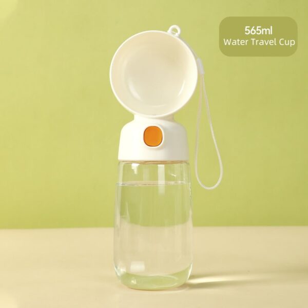 On-the-go Cup for Walking Pet Water Dispenser & Feeder