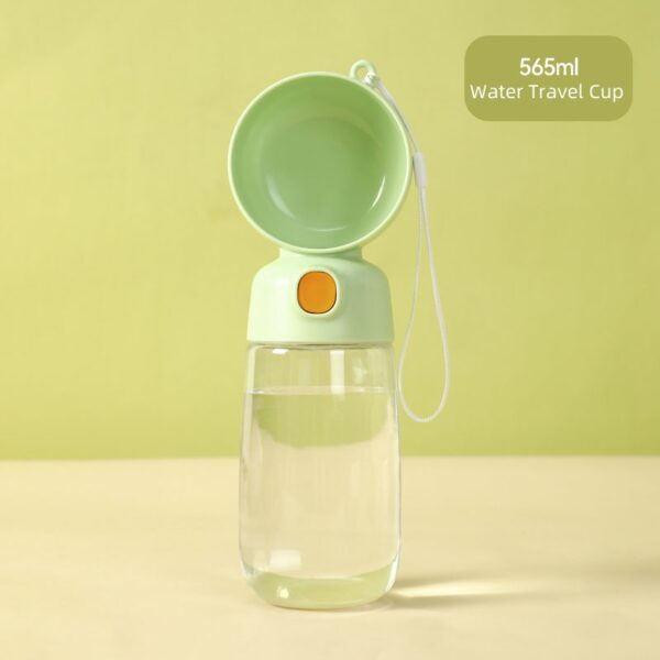 On-the-go Cup for Walking Pet Water Dispenser & Feeder
