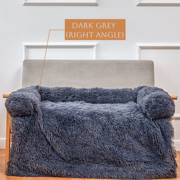 Removable & Washable Long-Pile Plush Pet Nest