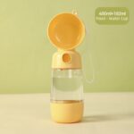 On-the-go Cup for Walking Pet Water Dispenser & Feeder