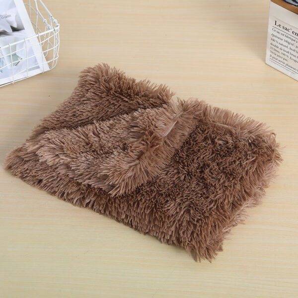 Rectangular Long - Pile Pet Blanket