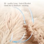 Rectangular Long - Pile Pet Blanket