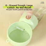 On-the-go Cup for Walking Pet Water Dispenser & Feeder