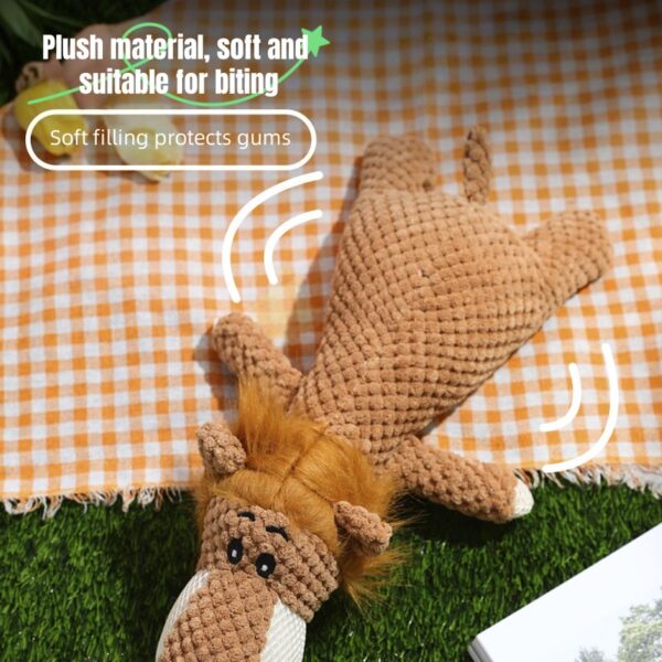 Pet Plush Dog Toy  Cute Animal Shapes