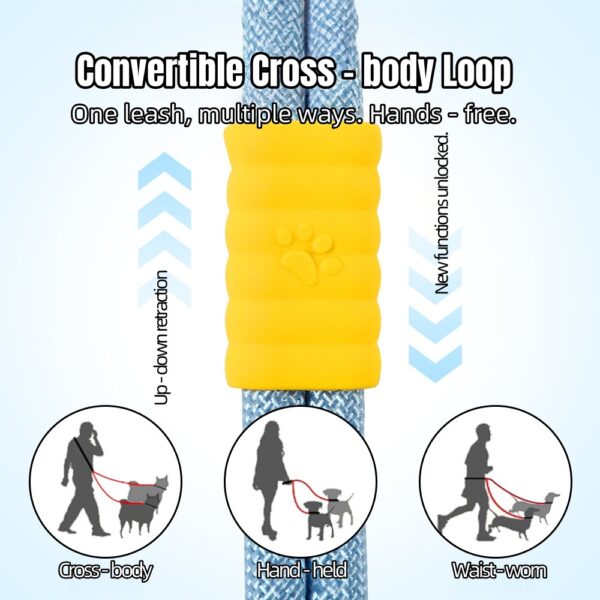 Two-in-One Anti-Tangle Dog Dog Leash