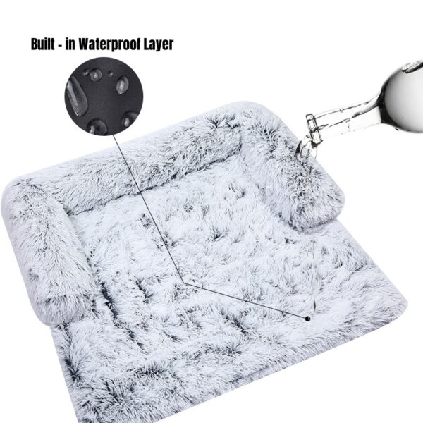 Removable & Washable Long-Pile Plush Pet Nest