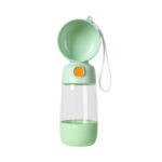 On-the-go Cup for Walking Pet Water Dispenser & Feeder