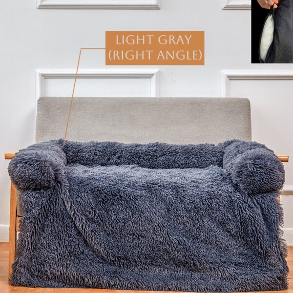 Removable & Washable Long-Pile Plush Pet Nest