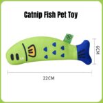 Squeaky Catnip Fish Pet Toy