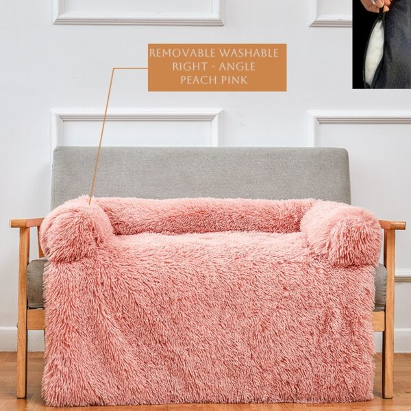 Removable & Washable Long-Pile Plush Pet Nest