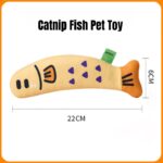 Squeaky Catnip Fish Pet Toy