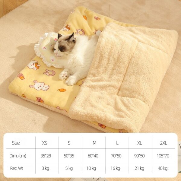 Pet Pad for Winter Cat Blanket Dog Quilt