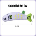 Squeaky Catnip Fish Pet Toy
