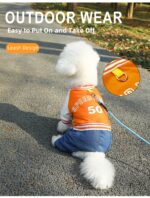 Four - Legged Denim Pet Clothes