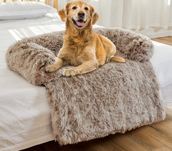 Removable & Washable Long-Pile Plush Pet Nest