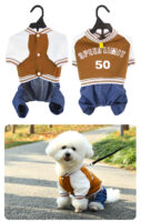 Four - Legged Denim Pet Clothes