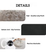 Cartoon Bear Paw Long - Plush Pet Bed